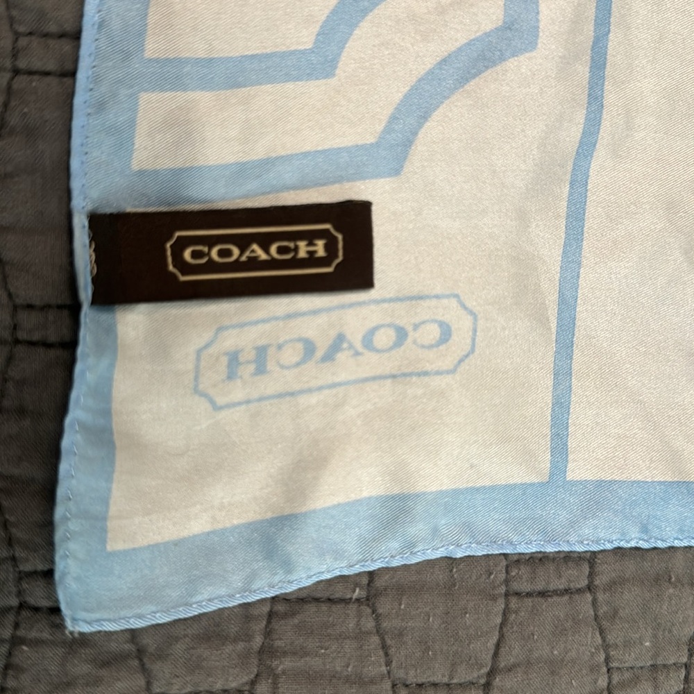 Coach silk scarf - Picture 2 of 3